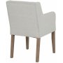 Axel karmstol - Beige (stoff) / Brune ben