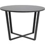 Amble rundt spisebord 110 cm - Svart/Marmor