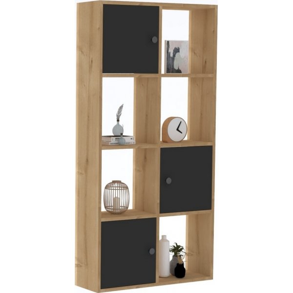 Ena bokhylle - Safir eik/antrasitt