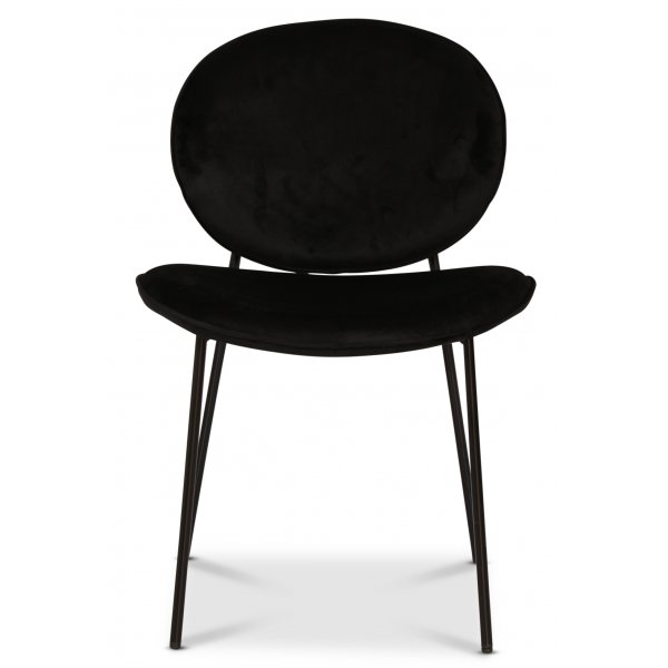 Rondo stol - Svart (Fløyel)/svart + Tekstilrens for møbler Rondo stol - Svart (Fløyel)/svart + Tekstilrens for møbler