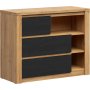Walton kommode 104,5 cm - Eik/sort