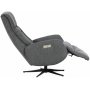 Marbck lyx recliner- lenestol (2 el-motorer) innebygget fotskammel - Lysegrtt tystoff