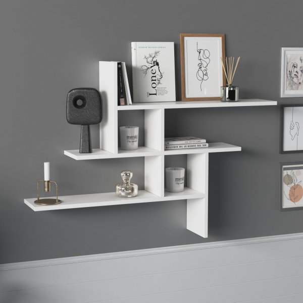 Gero vegghylle - Hvit Gero vegghylle - Hvit