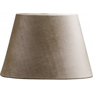 Oval Velvet lampeskjerm - Beige