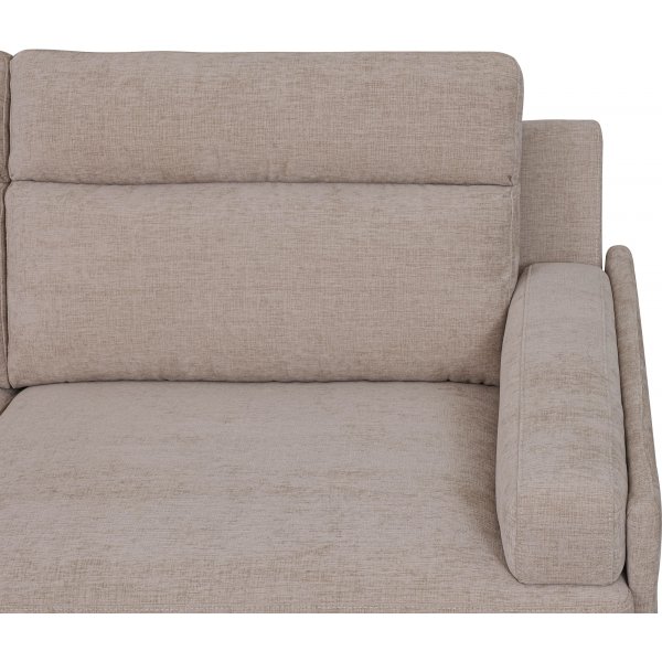 Amsterdam sofa 3-seter beige 208 cm + Mbelftter