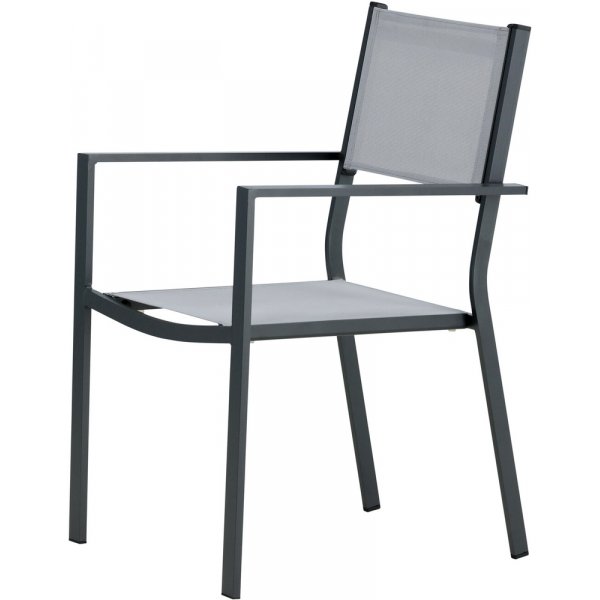 Copacabana spisestuestol - Sort/Grå Copacabana spisestuestol - Sort/Grå