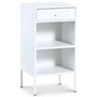 Dream nattbord i metall (H 70 cm) - Hvit