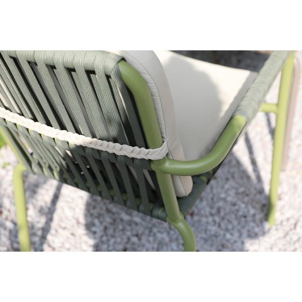 Lincoln Stol - Grønn/Beige + Tekstilpleie for møbler Lincoln Stol - Grønn/Beige + Tekstilpleie for møbler