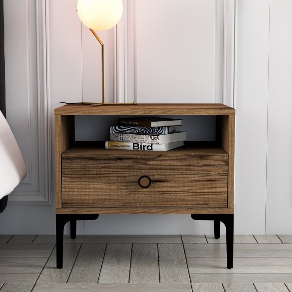 Lisboa nattbord - Valnøtt Lisboa nattbord - Valnøtt