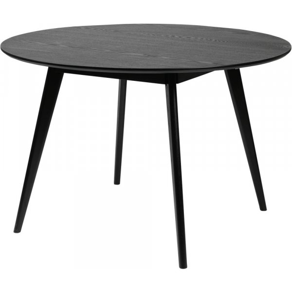 Katie rundt spisebord 115 cm - Sortbeiset ask