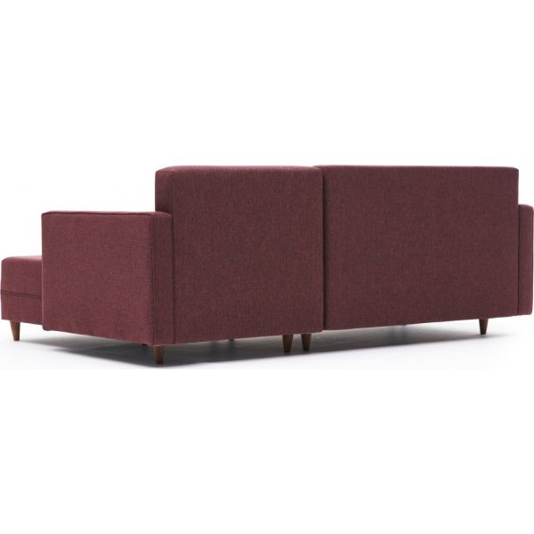 Aydam sovesofa høyre - Burgund Aydam sovesofa høyre - Burgund