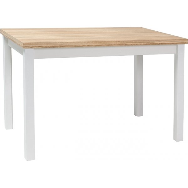 Adam spisebord 100 cm - Wotan eik / hvit