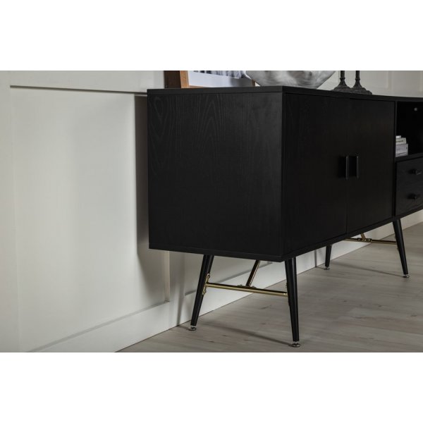 Ansmark sideboard - Svart/messing Ansmark sideboard - Svart/messing