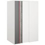 Jacklyn garderobe - Hvit/graphite - Venstrevendt