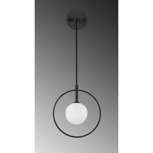 Geometri vegglampe 11125 - Sort/hvit