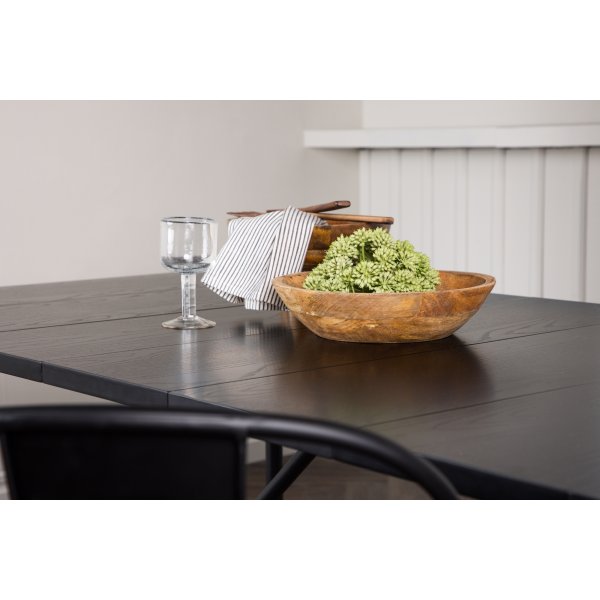 Astrid spisebord 200 x 75 cm - Sort Astrid spisebord 200 x 75 cm - Sort