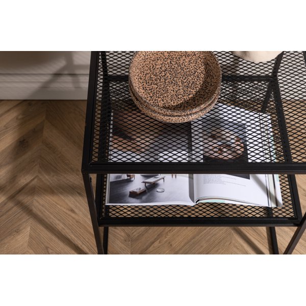 Netz sidebord 55 x 55 cm - Sort Netz sidebord 55 x 55 cm - Sort