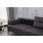 Oslo hjrnesofa - Antrasitt