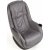 Mercura hvilestol med massasje i grått øko-skinn