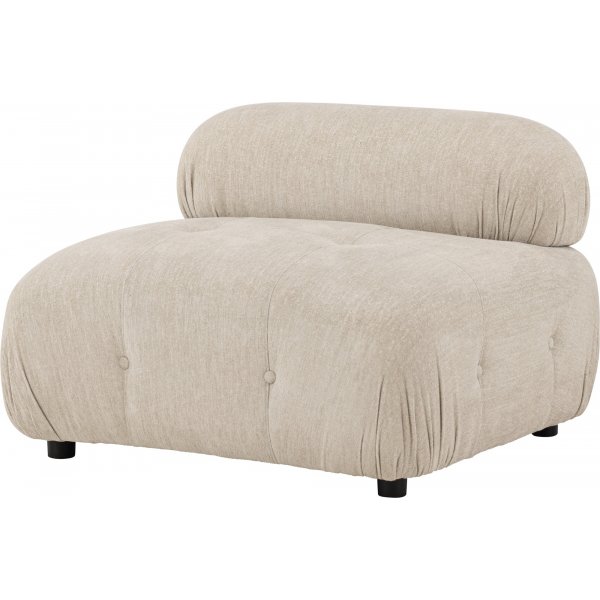 Mika sofamodul - Beige/Krom Mika sofamodul - Beige/Krom