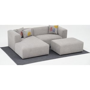 Linden mini divan sofa venstre - Lys gr