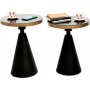 Chalice sidebord sett 50/55 cm - Sort/gull