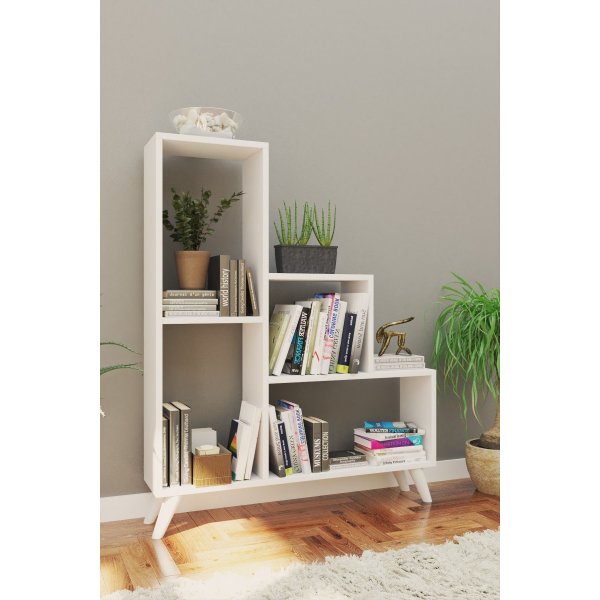 Nisa bokhylle - Hvit Nisa bokhylle - Hvit