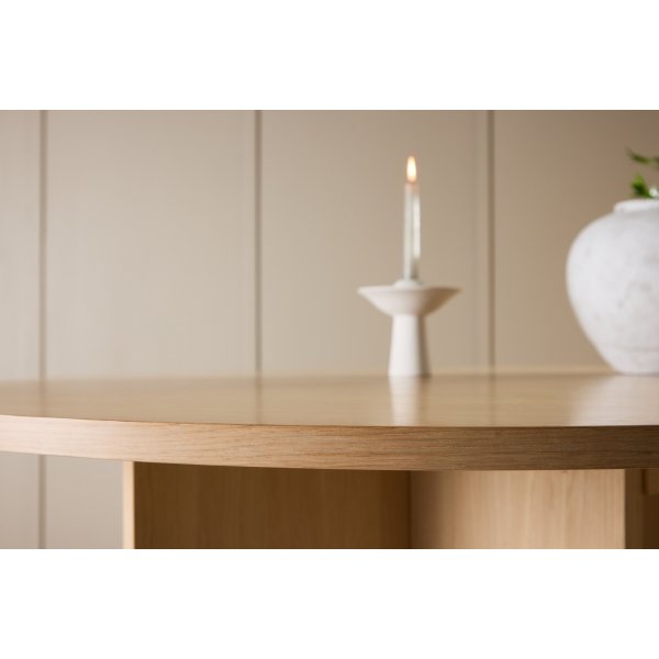 Strada spisebord 120-170 x 120 cm - Whitewash Strada spisebord 120-170 x 120 cm - Whitewash