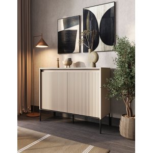 Trendskap H83 cm - Beige/svart Trendskap H83 cm - Beige/svart