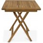 Grunnebo sammenleggbart spisebord 70 cm - Teak
