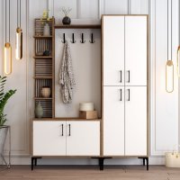 Viyana gangmøbel, 150 cm - Valnøtt/hvit Viyana gangmøbel, 150 cm - Valnøtt/hvit