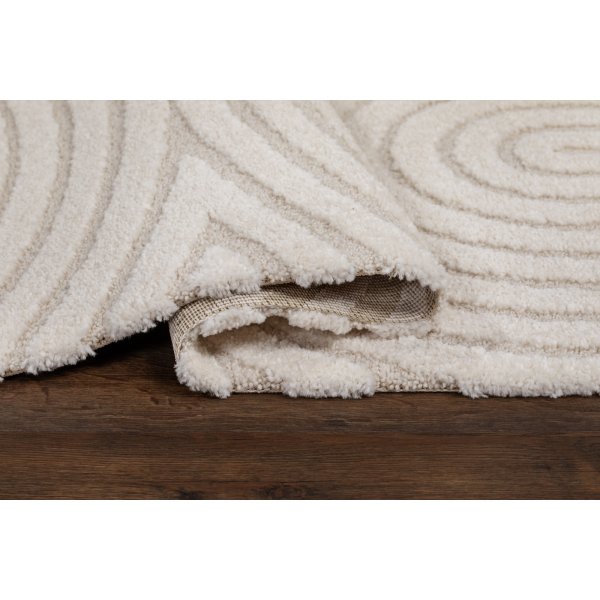 Genova Zen maskinvevde teppe Hvit Genova Zen maskinvevde teppe Hvit