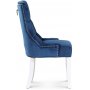 Paris spisegruppe svart bord med 4 Tuva Decotique stoler i bl flyel