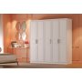 Henna garderobe 175 x 50 x 182 cm - Hvit