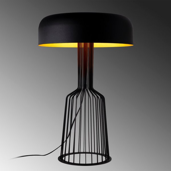 Fellini bordlampe - Svart/gull Fellini bordlampe - Svart/gull