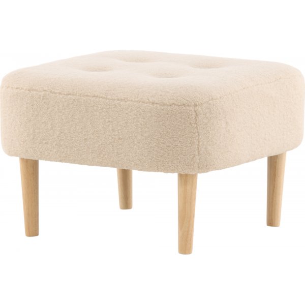 Salina puff - Hvit fleece