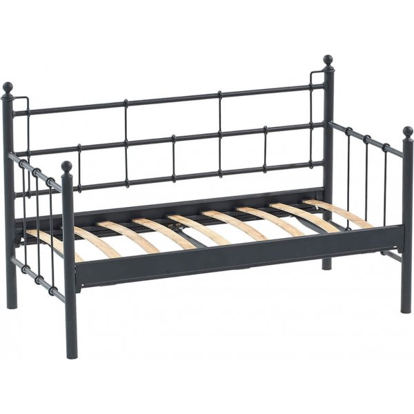 Lalas 2-seters utesofa - Svart/antrasitt