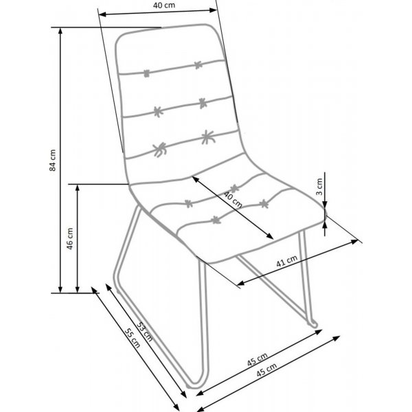 Ronald spisestol - Gr