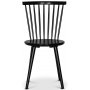 Edge 3.0 spisegruppe 190x90 cm inkludert 6 stk. svarte Castor pinnestoler - svart hytrykkslaminat (HPL)