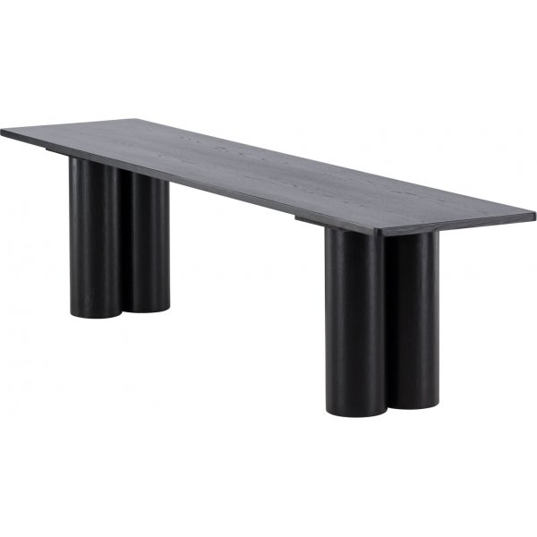 Olivia benk 180 cm - Sort