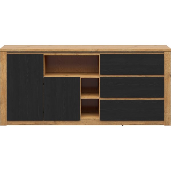 Walton skjenk - Eik/sort