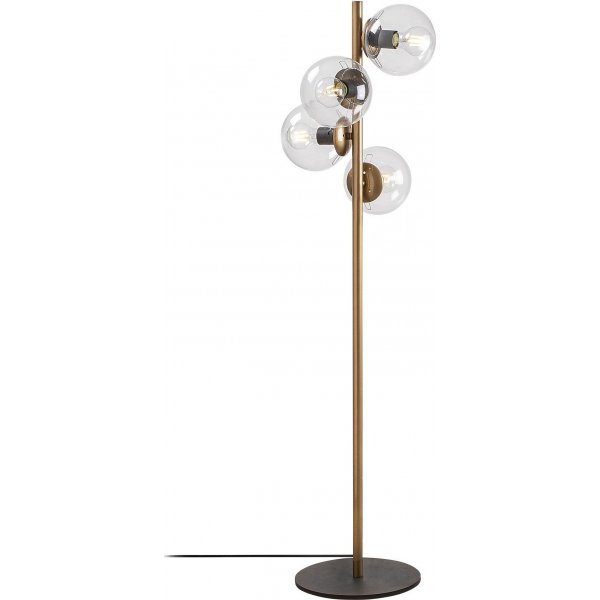 Fas gulvlampe klar - Gull Fas gulvlampe klar - Gull