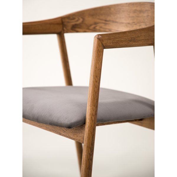 Långön spisestuestol - Eik/grå Långön spisestuestol - Eik/grå