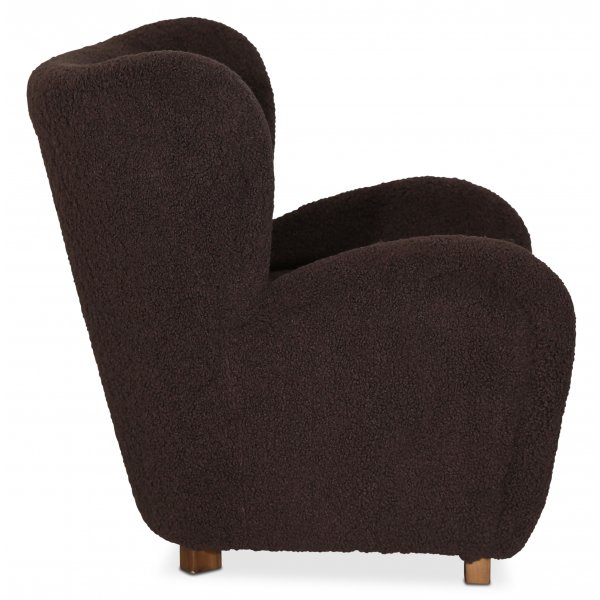 Bffel reklaff lenestol - Brun Teddy + Mbelrengjring