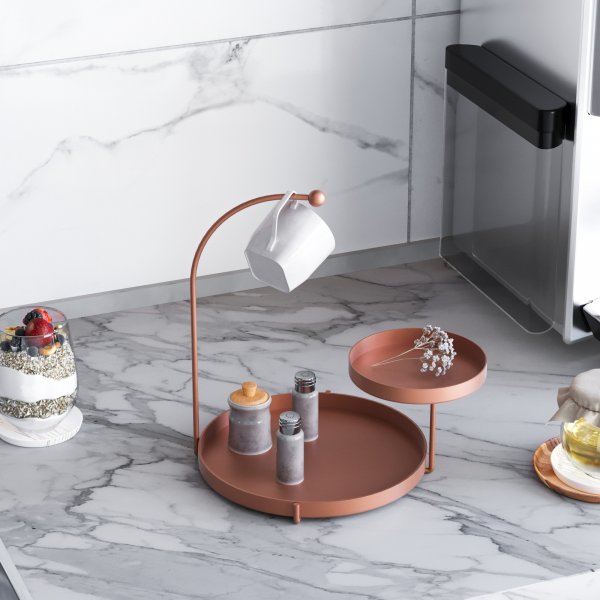 Knidos dekorativ tallerken - Kobber Knidos dekorativ tallerken - Kobber