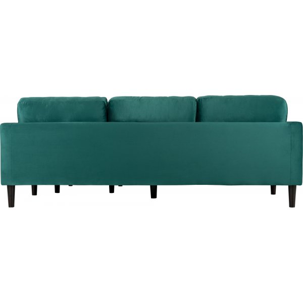 Firenze divansofa - Mørkegrønn/Svart Firenze divansofa - Mørkegrønn/Svart
