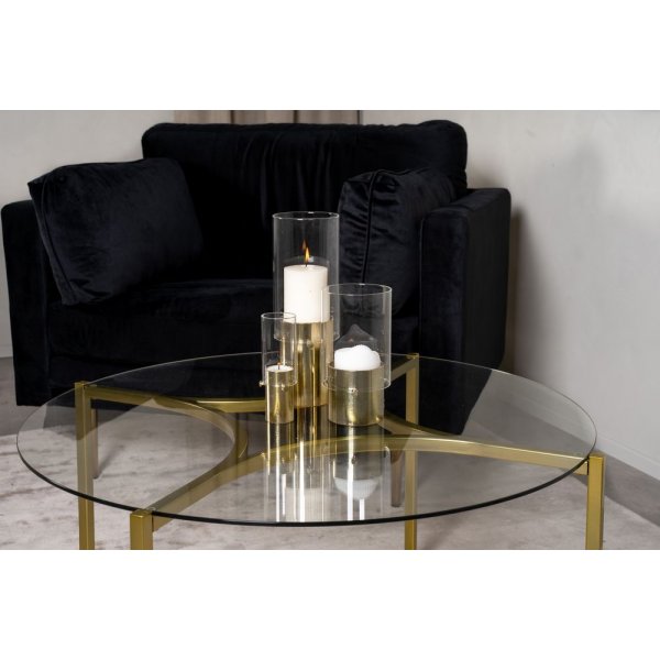 Algustorp salongbord - Glass/messing Algustorp salongbord - Glass/messing