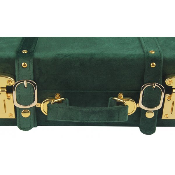 Petit koffert, sett med 2 stk - Mørkegrønn (Fløyel) Petit koffert, sett med 2 stk - Mørkegrønn (Fløyel)