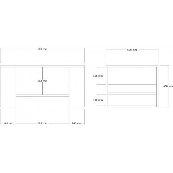 Iris salongbord - Travertin Iris salongbord - Travertin