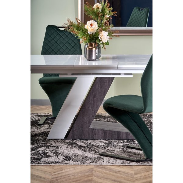 Creed uttrekkbart spisebord 90x160-200 cm - Hvit Creed uttrekkbart spisebord 90x160-200 cm - Hvit